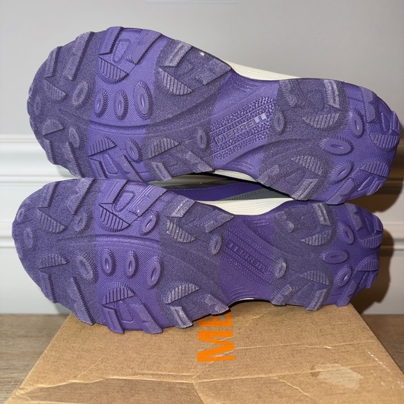 Merrell Moab Spd Girls Sz 6 Hike Pink Purple Float Pro Waterproof Trail EUC Box - Picture 14 of 15